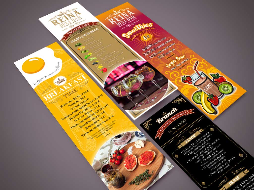 Diseño Cartas Restaurante